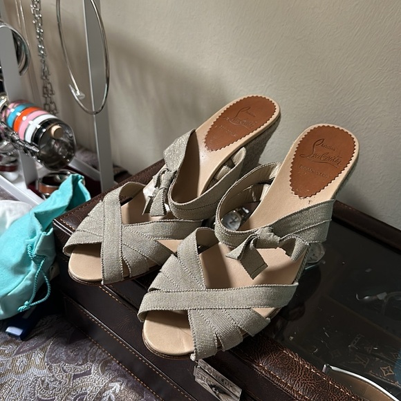 Christian Louboutin Wedge Sandal - Picture 12 of 15